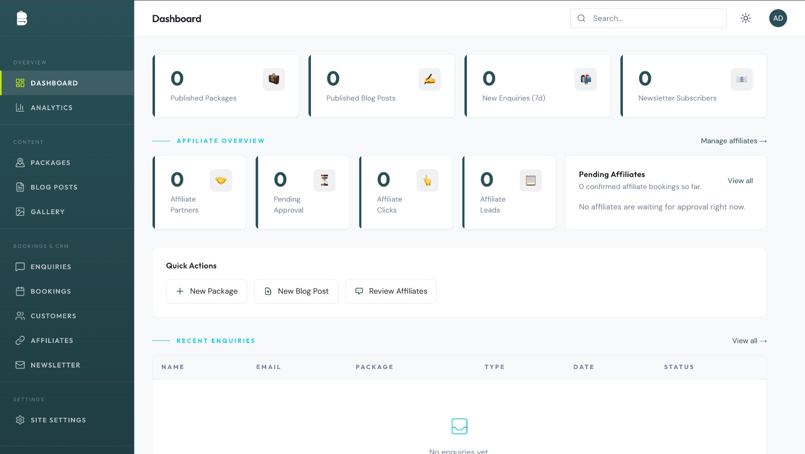 BagpackerMe product, main view
